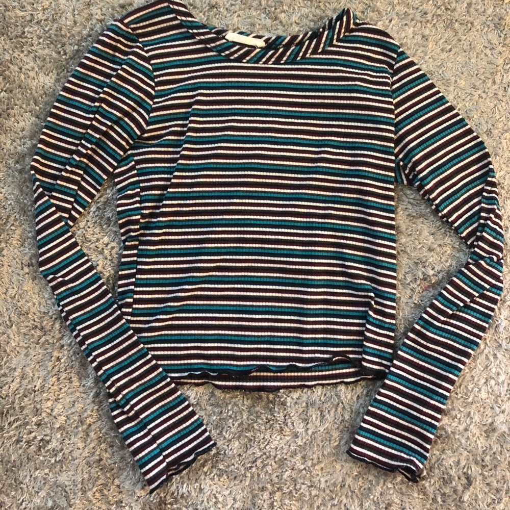 Striped Crop Top